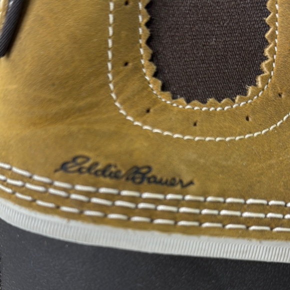 EB Originals Hunt Pac Eddie Bauer Tan and Brown Waterproof Boots - Picture 2 of 15